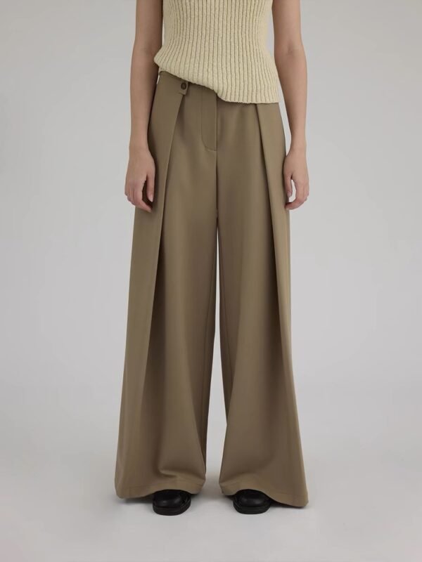 High Waisted Floor Length Versatile Casual Pants