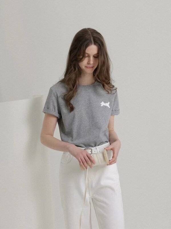 Embroidered Women's Summer Round Neck T shirt